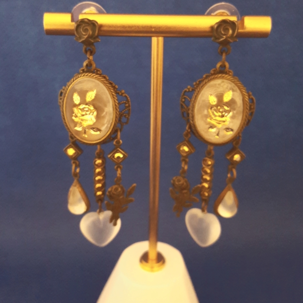 Vintage Banana Bob Earrings